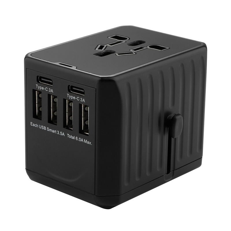 2020 nouveau paragraphe 110 - 250 V US US US US US US US US US US US US US US US US US US British eu Connection mobile Accessories 6usb chargeur 6a Output General Travel adaptor with 4usb + 2type - C